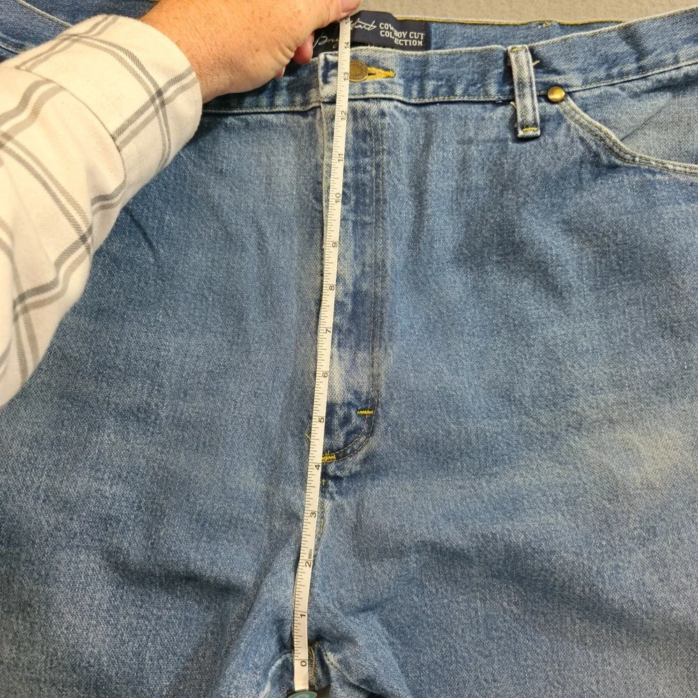 Wrangler George Strait Cowboy Cut 13MGSHD Denim Blue Jeans Size 40x34(38X33.5)‎